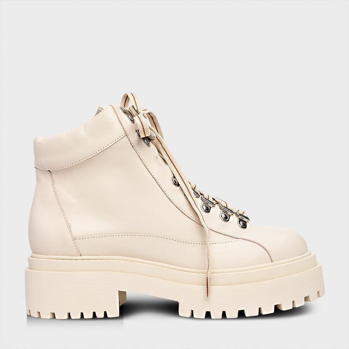 Carrano Leather Lace-up Combat Boot