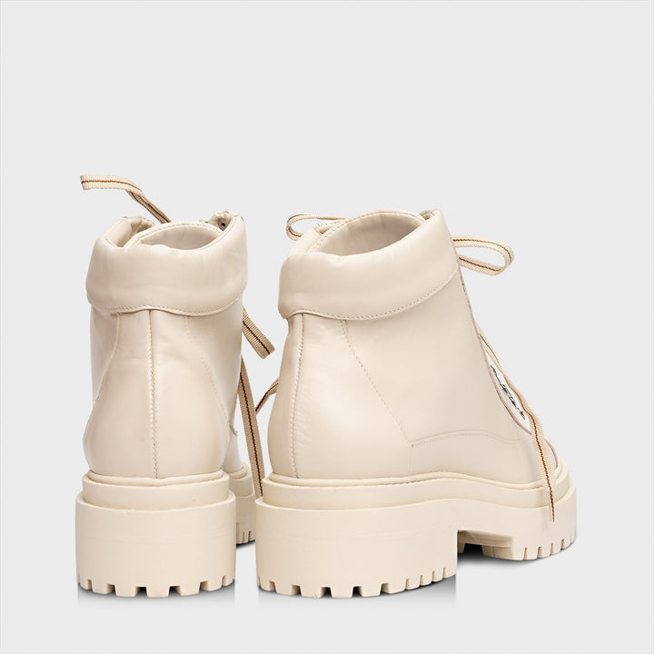 Carrano Leather Lace-up Combat Boot