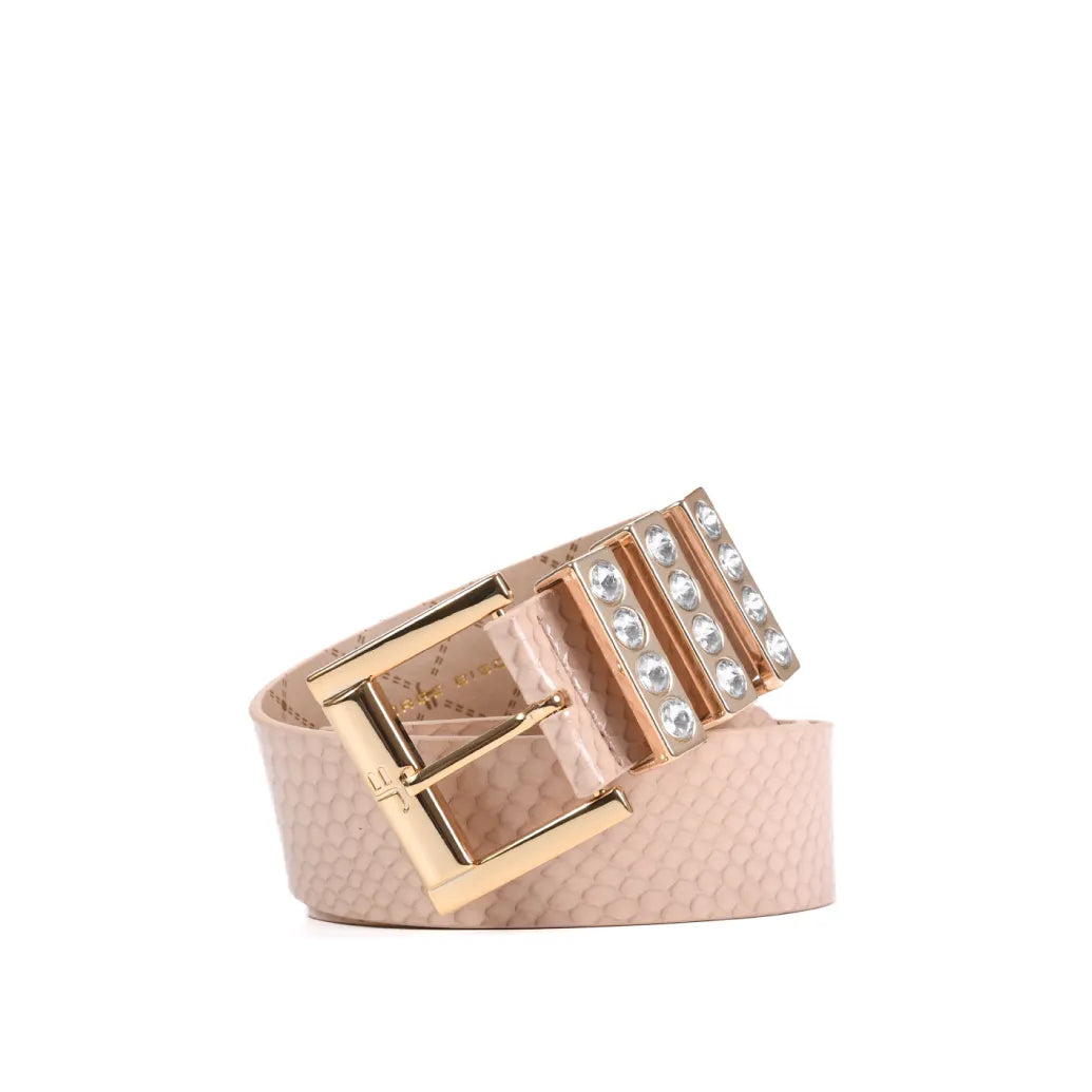 Leather Belt with Stones