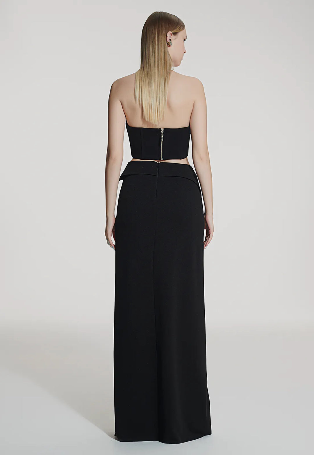 Chaos Long Side Slit Skirt