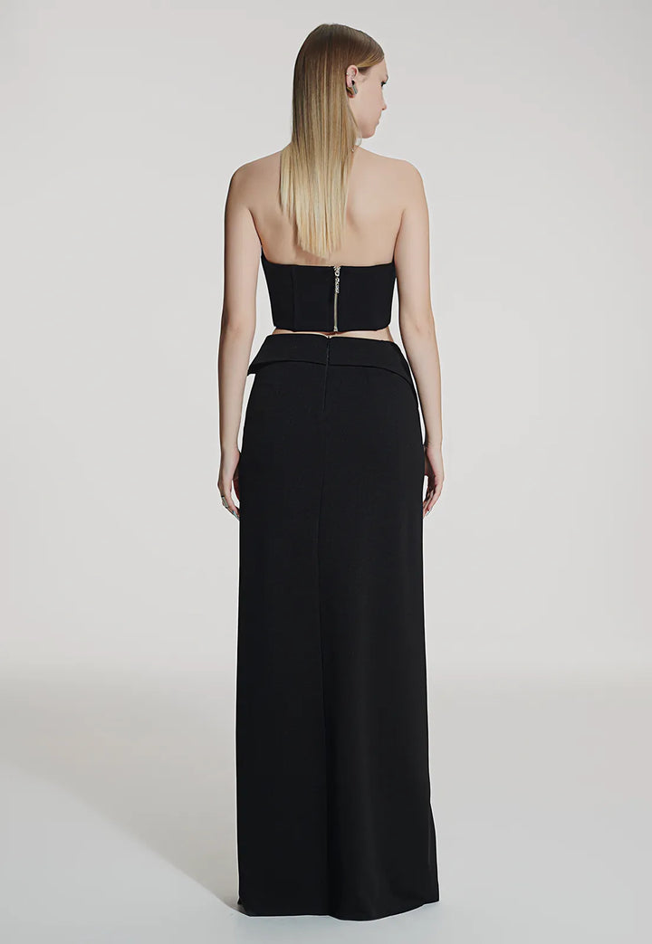 Chaos Long Side Slit Skirt