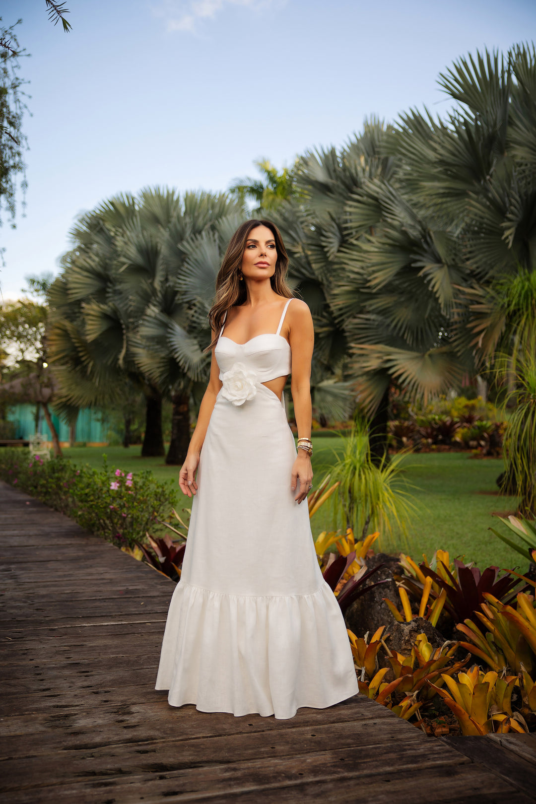 Vestido Longo Recorte Anne Fernandes