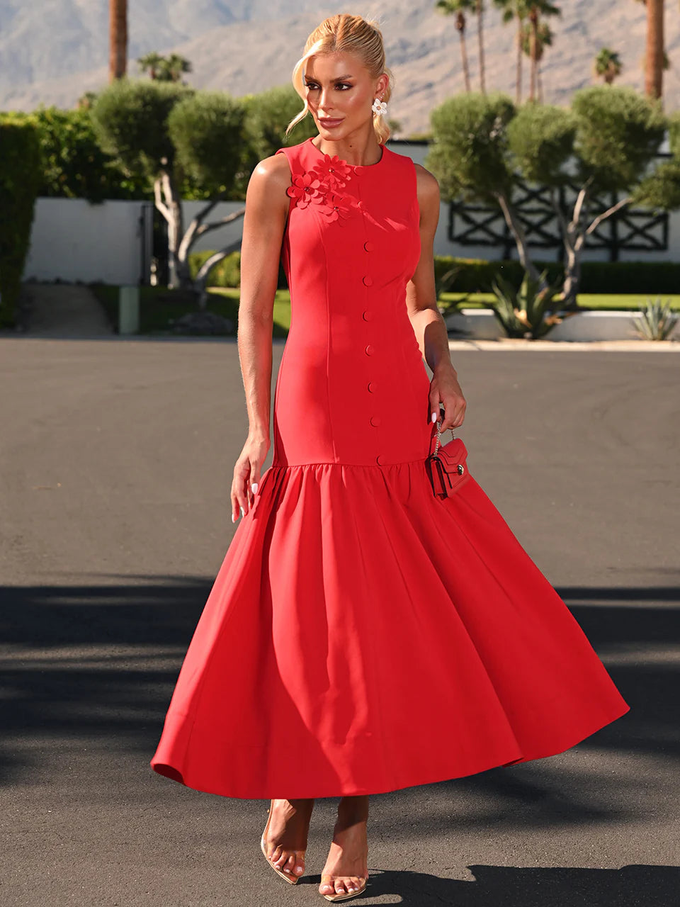 Sweet Charm Midi Dress