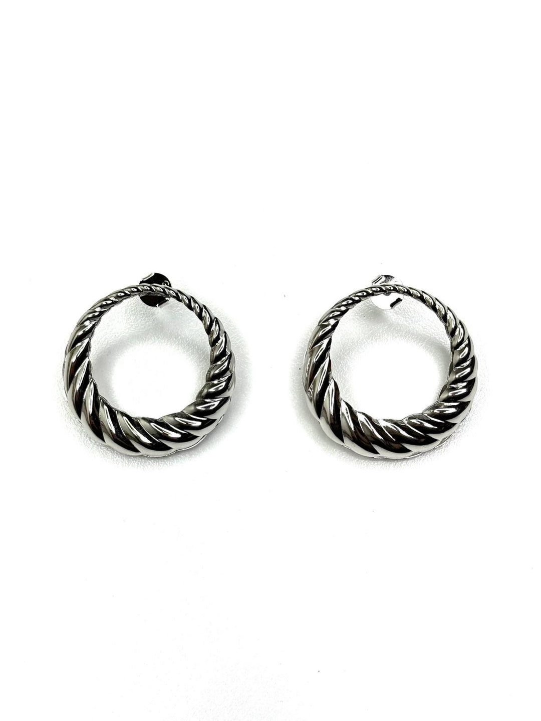 Twisted Round Earring
