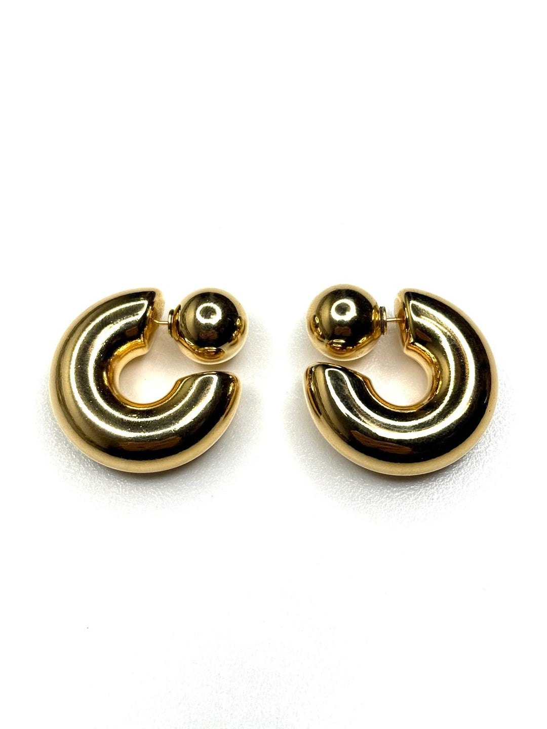 Plain Ball Hoop Earring