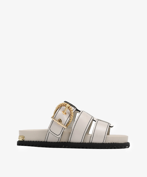 Leather Slide Sandal