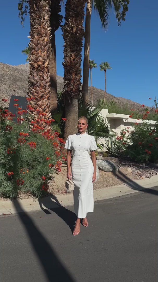 Classic Lace Midi Dress