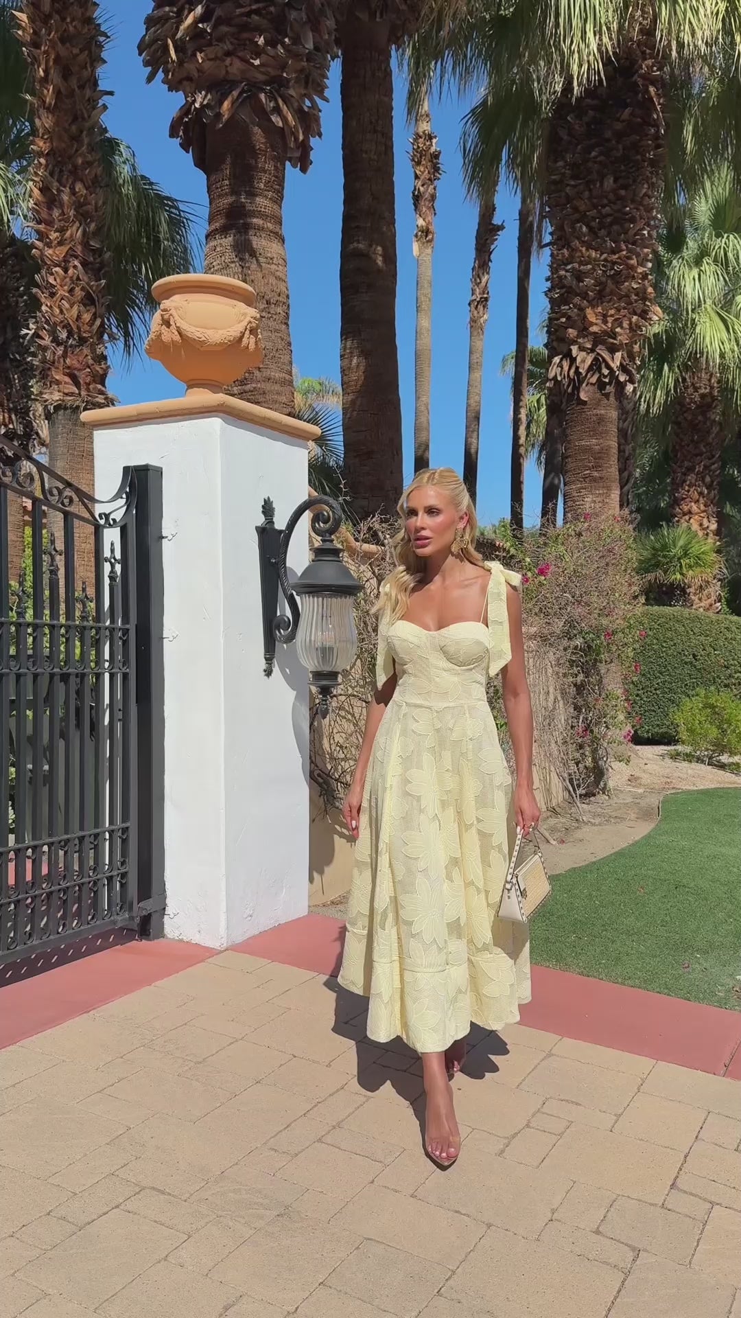 Floral Glow Midi Dress