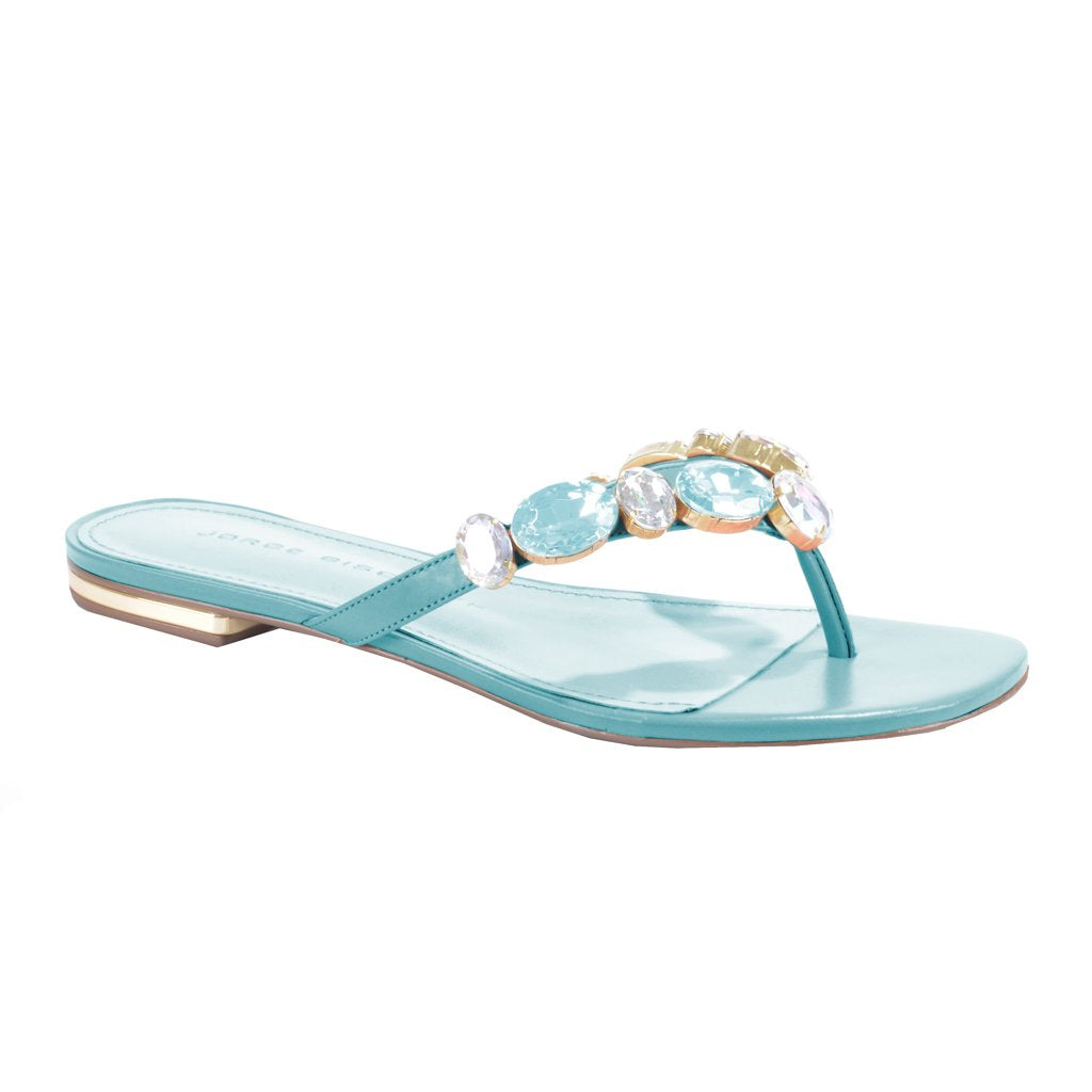 Jorge Bischoff Stones Leather Flats