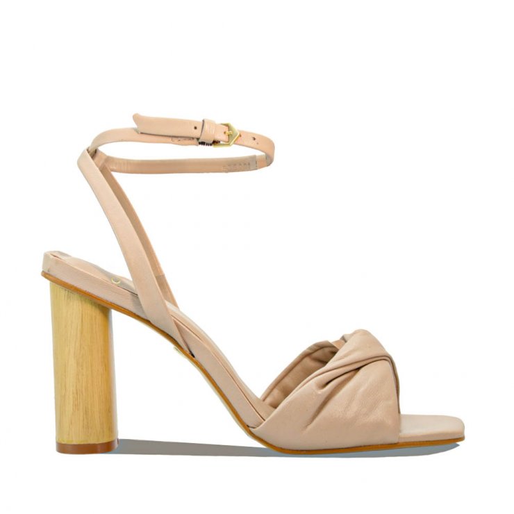 Carrano Leather Twist Sandal