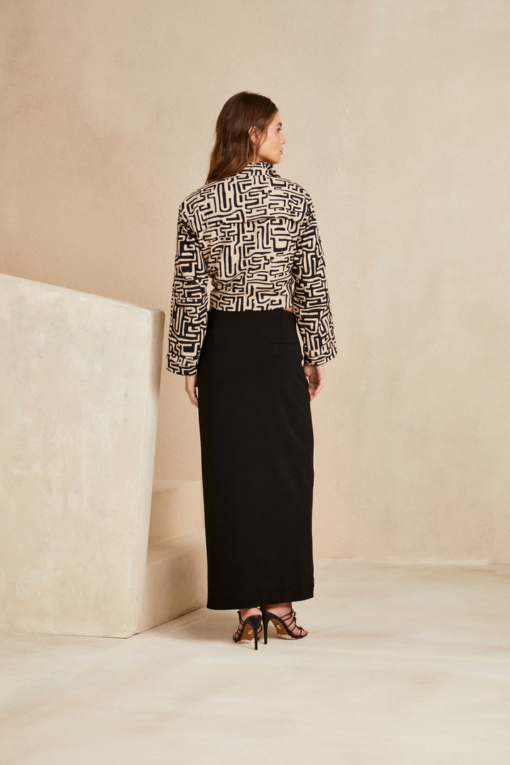 Skunk Tailored Coat