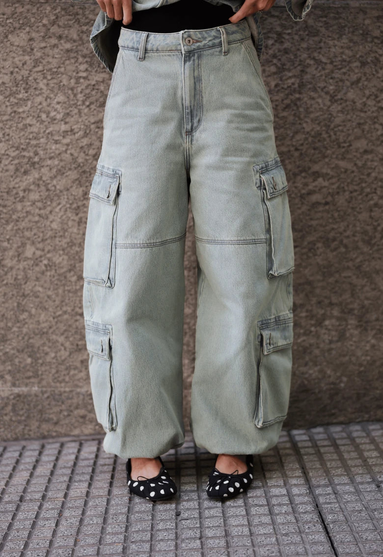 Calça Jeans Aladim Cargo