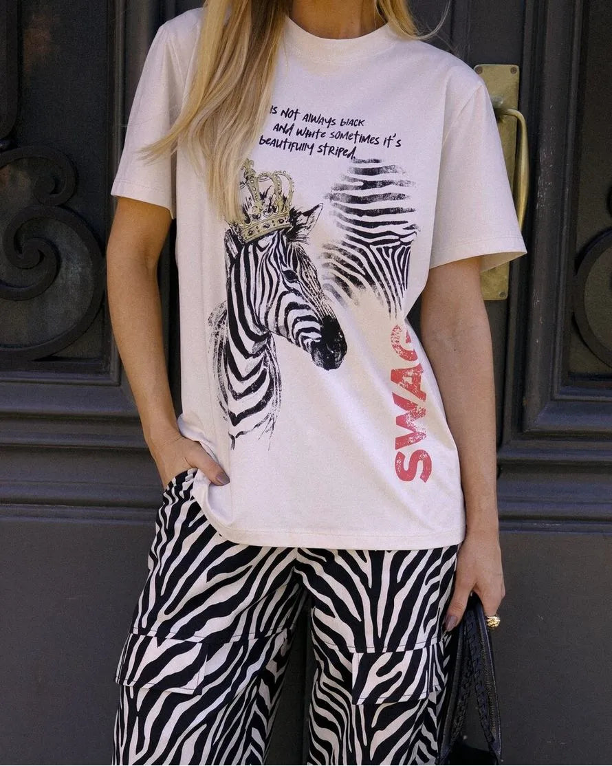 Oversized Zebra T-Shirt