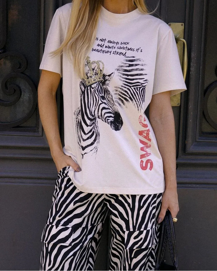 Oversized Zebra T-Shirt