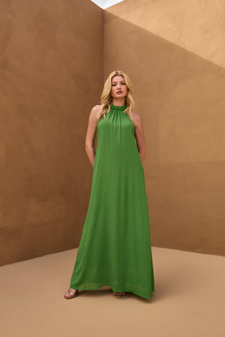 Long Braid Dress