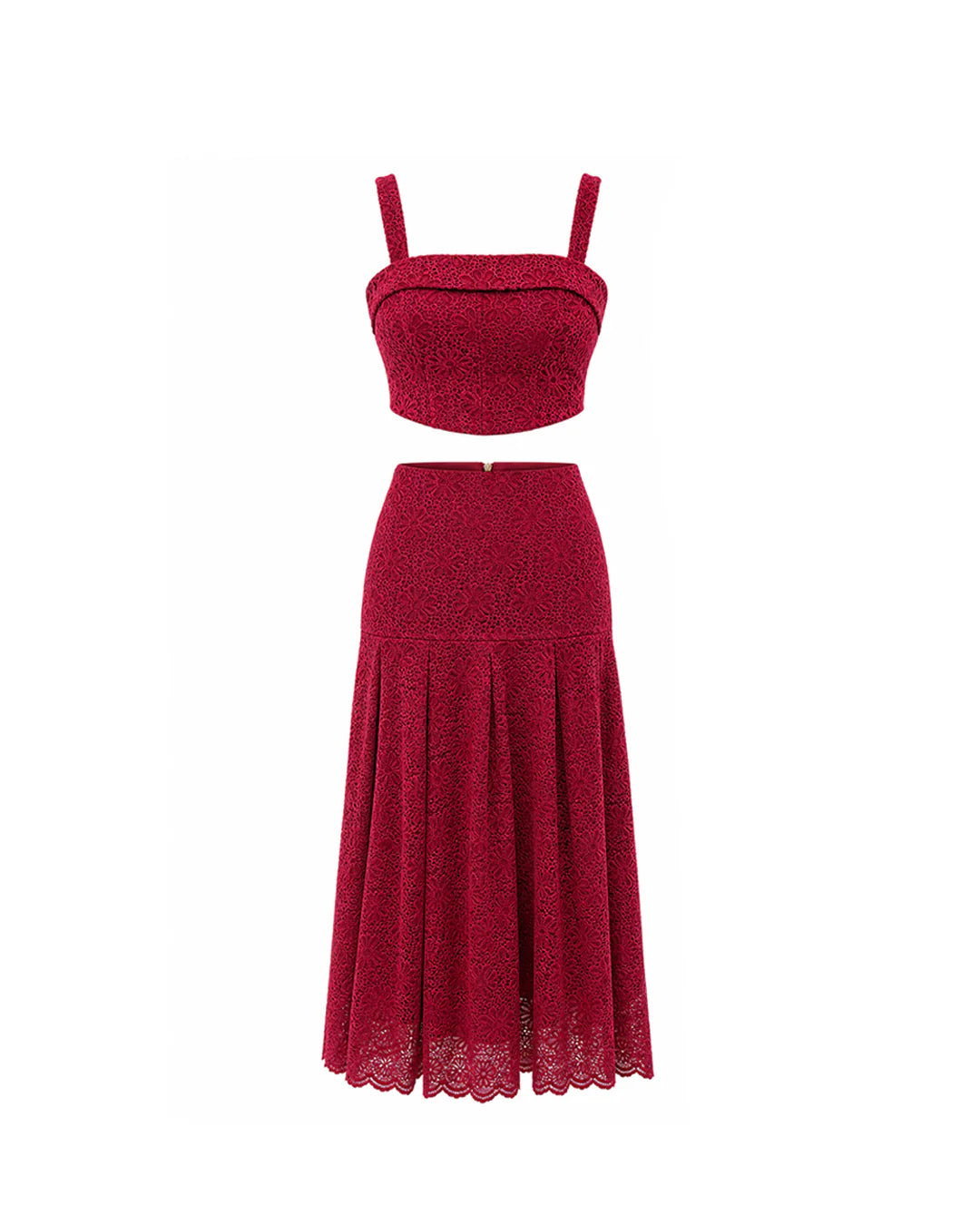 Mon Amour Lace Midi Set
