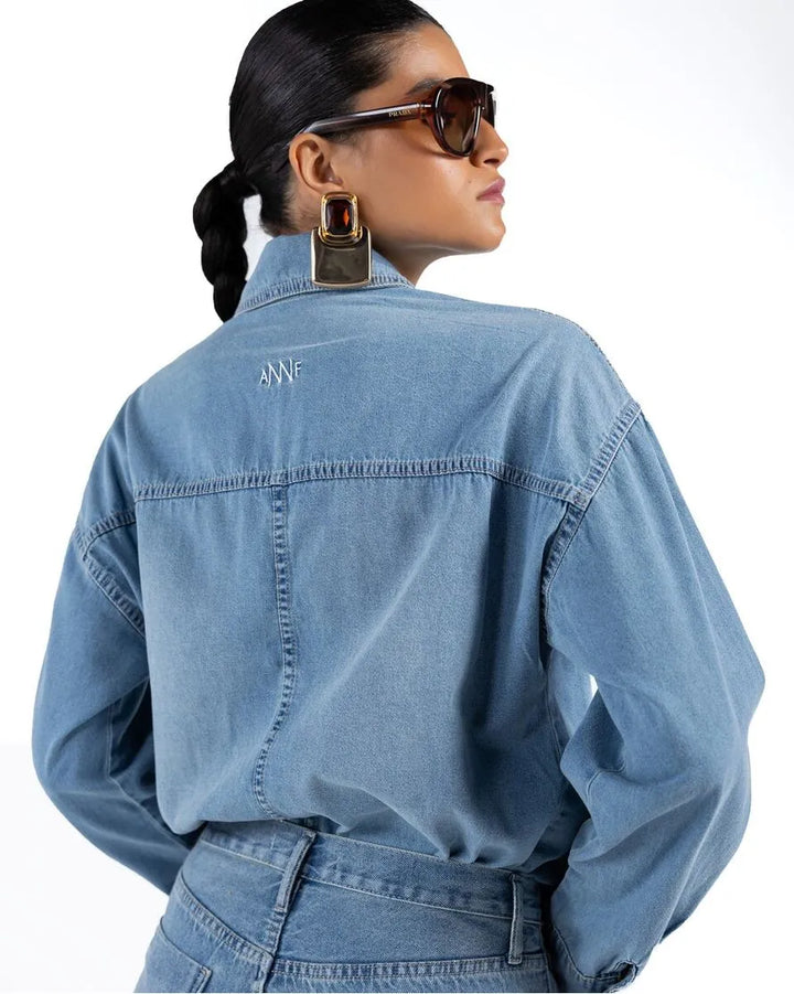 Camisa Jeans Oversize
