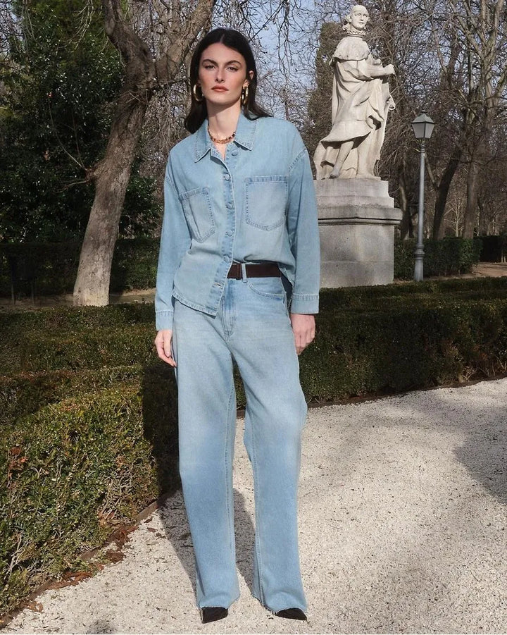 Camisa Jeans Oversize