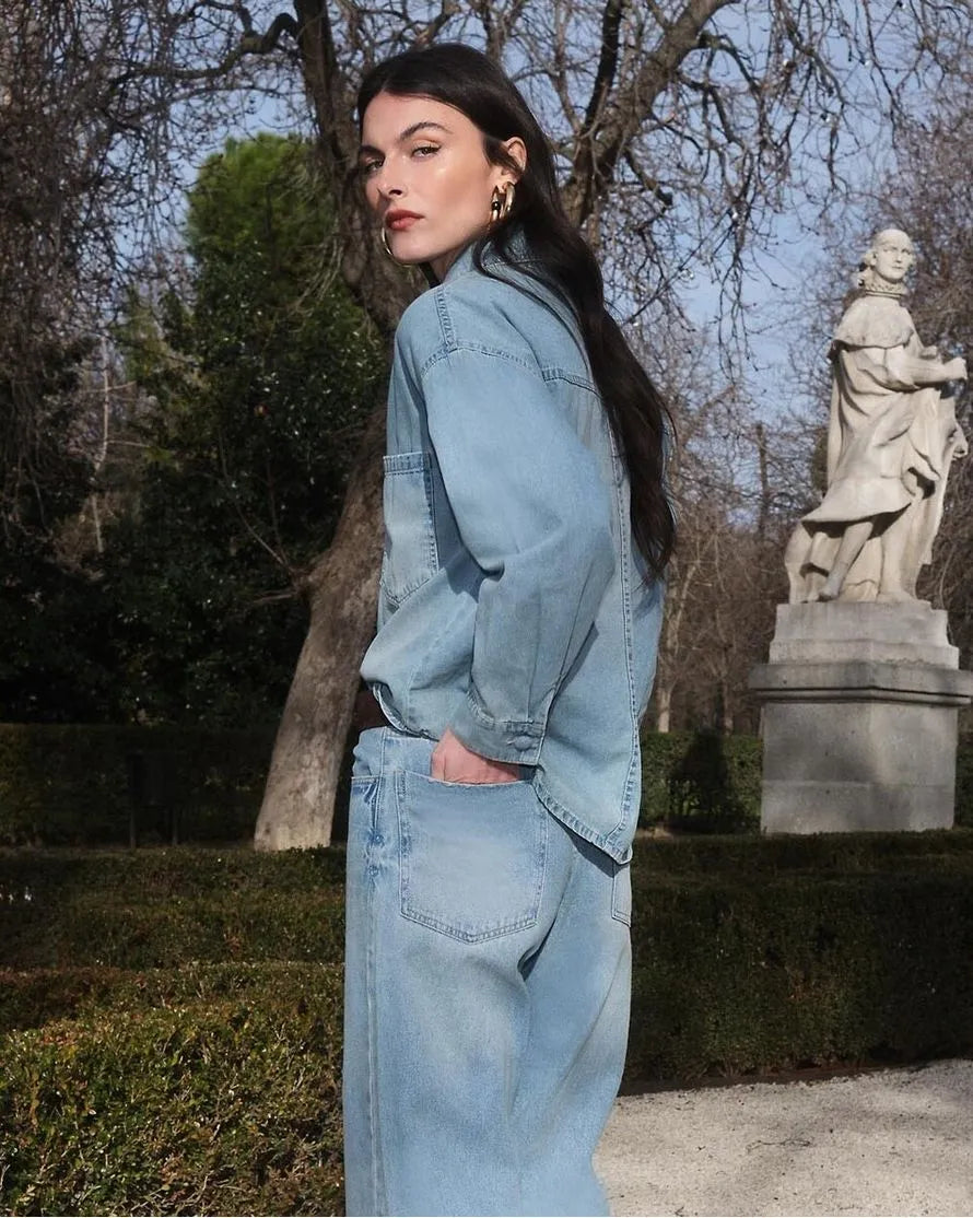 Camisa Jeans Oversize