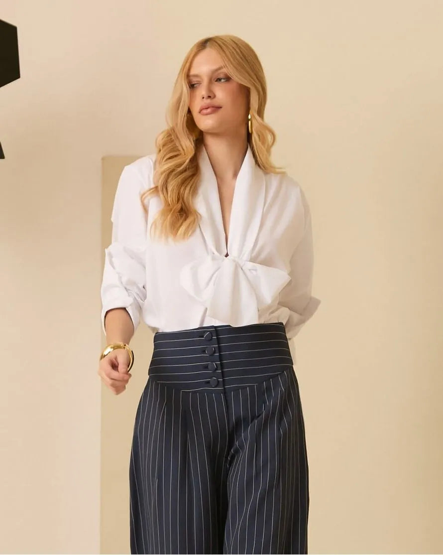 Low-cut shirt