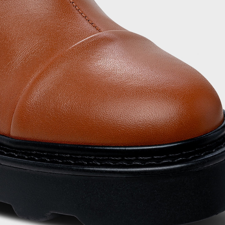 Chelsea Boots with Tractor Leather