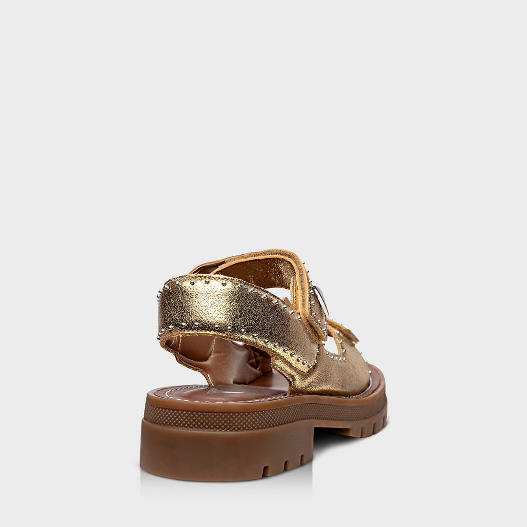 Carrano Leather Tractor Sandal