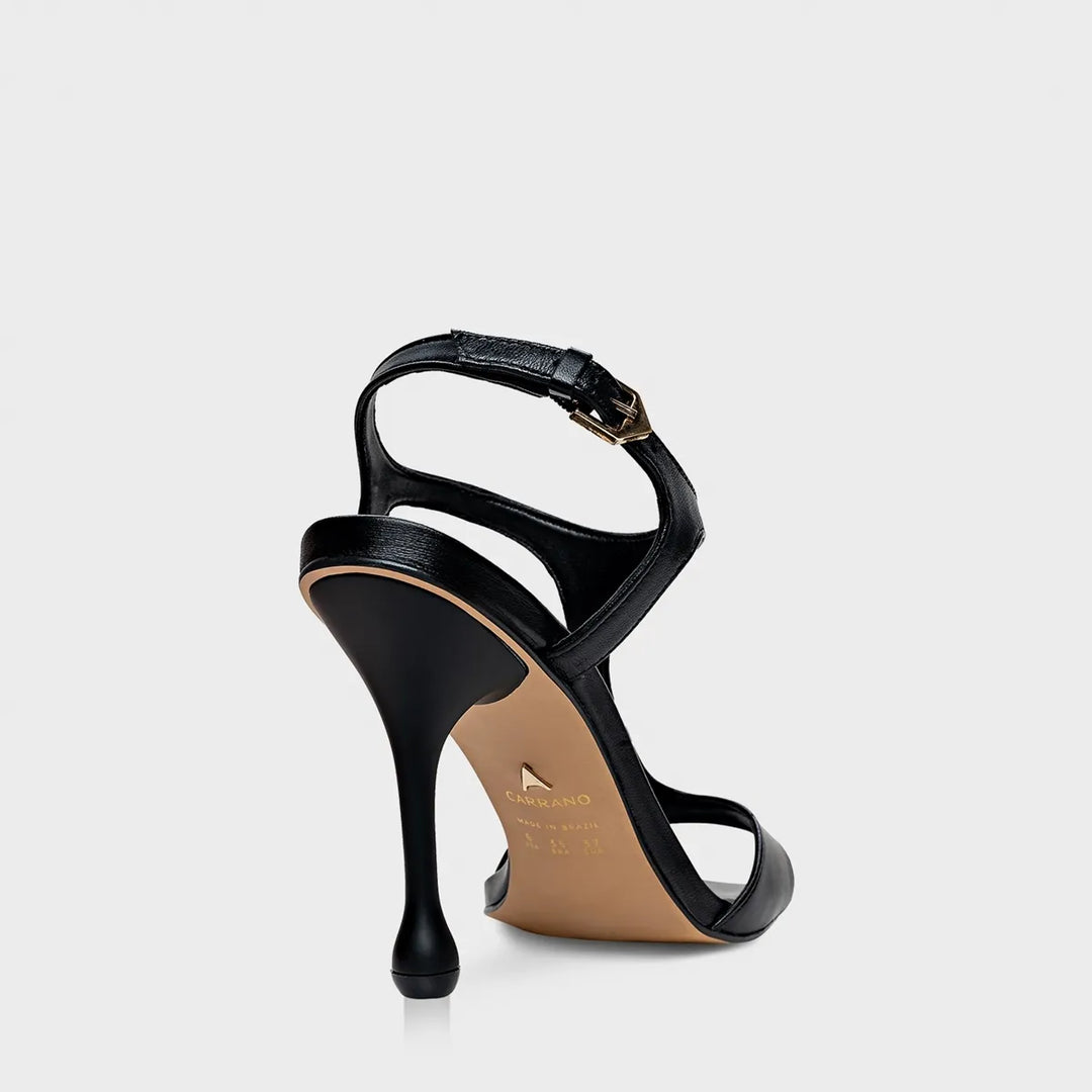 Leather Drop Heel Sandal