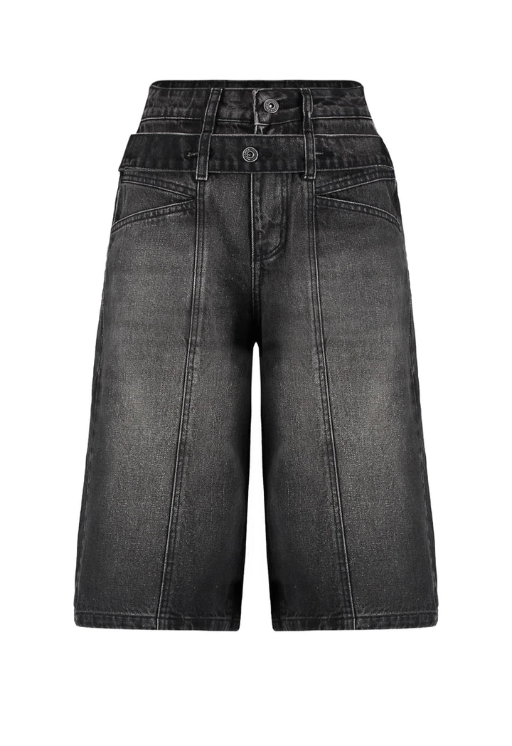 Noir Essential Denim Shorts