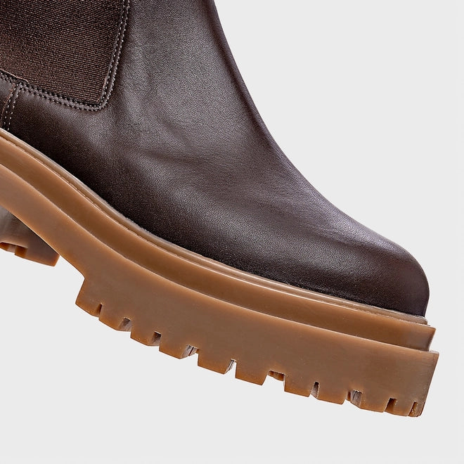 Bota Chelsea Bold Tratorada Couro