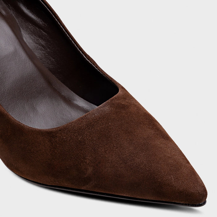 Scarpin Emma Couro Nobuck