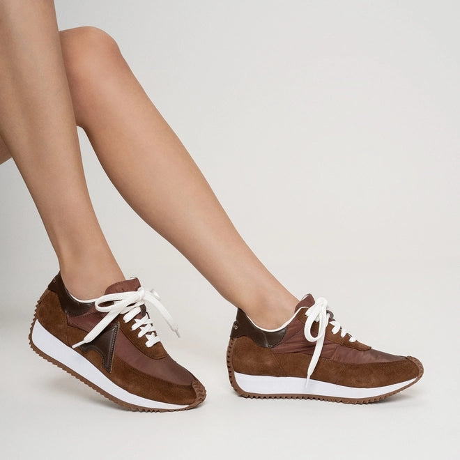 Tênis Flatform Couro