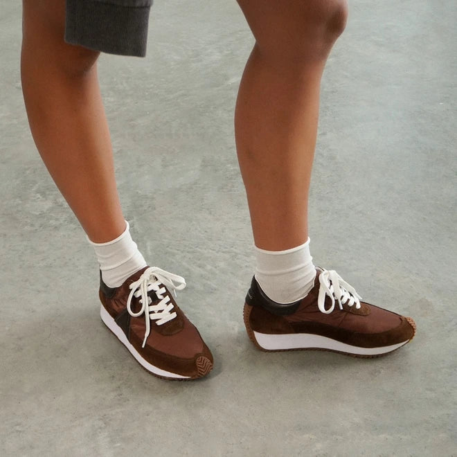 Tênis Flatform Couro