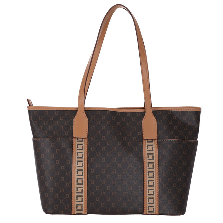 Leather Bag Shopping Luz da Lua 