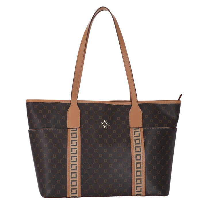 Leather Bag Shopping Luz da Lua 