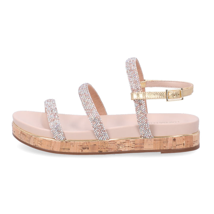 Moonlight Crystal Flatform Sandal