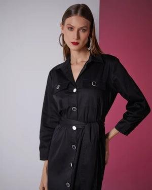Chemisier Midi Dress