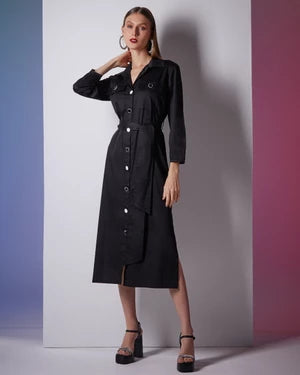 Chemisier Midi Dress