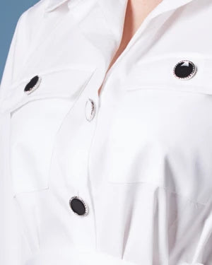 Chemisier Midi Dress