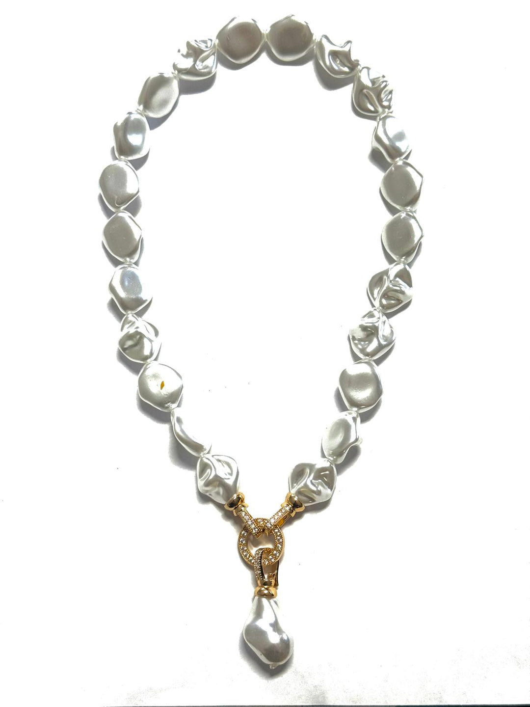 Colar Pérolas Micro Zircônia