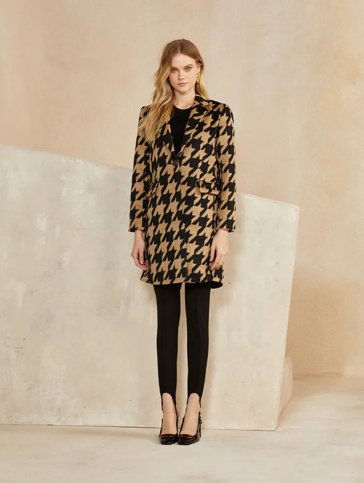 Trench Coat Pied Poule