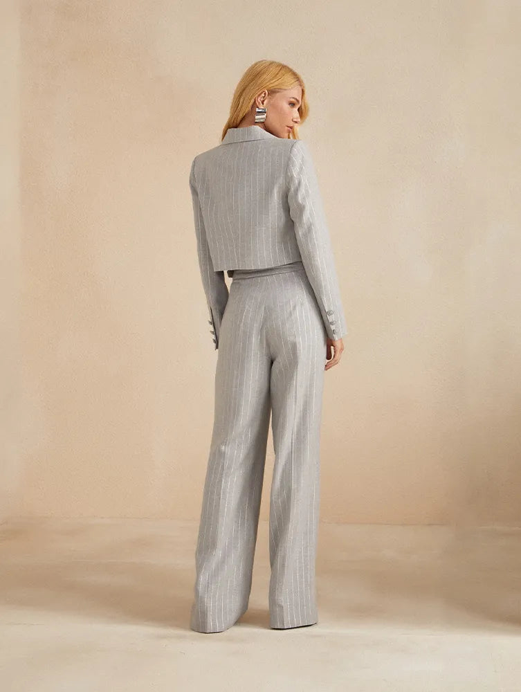 Stripe Metallic Skunk Tailoring Set