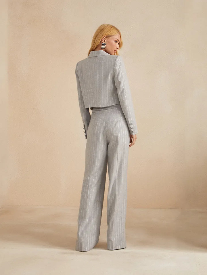 Stripe Metallic Skunk Tailoring Set