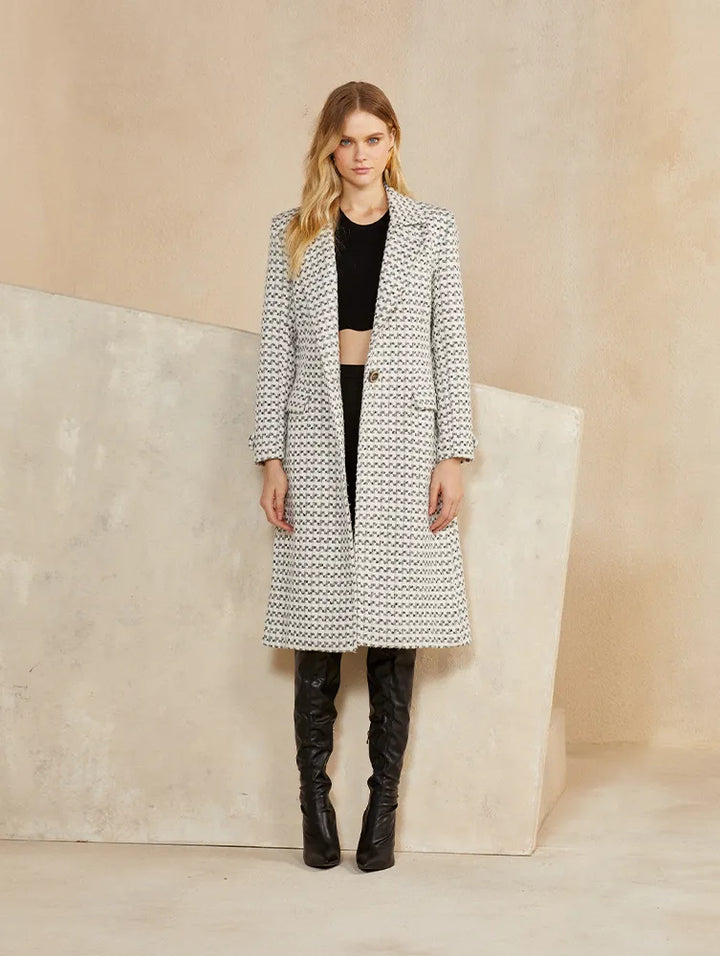 Skunk Trench Coat