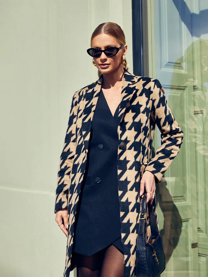 Trench Coat Pied Poule