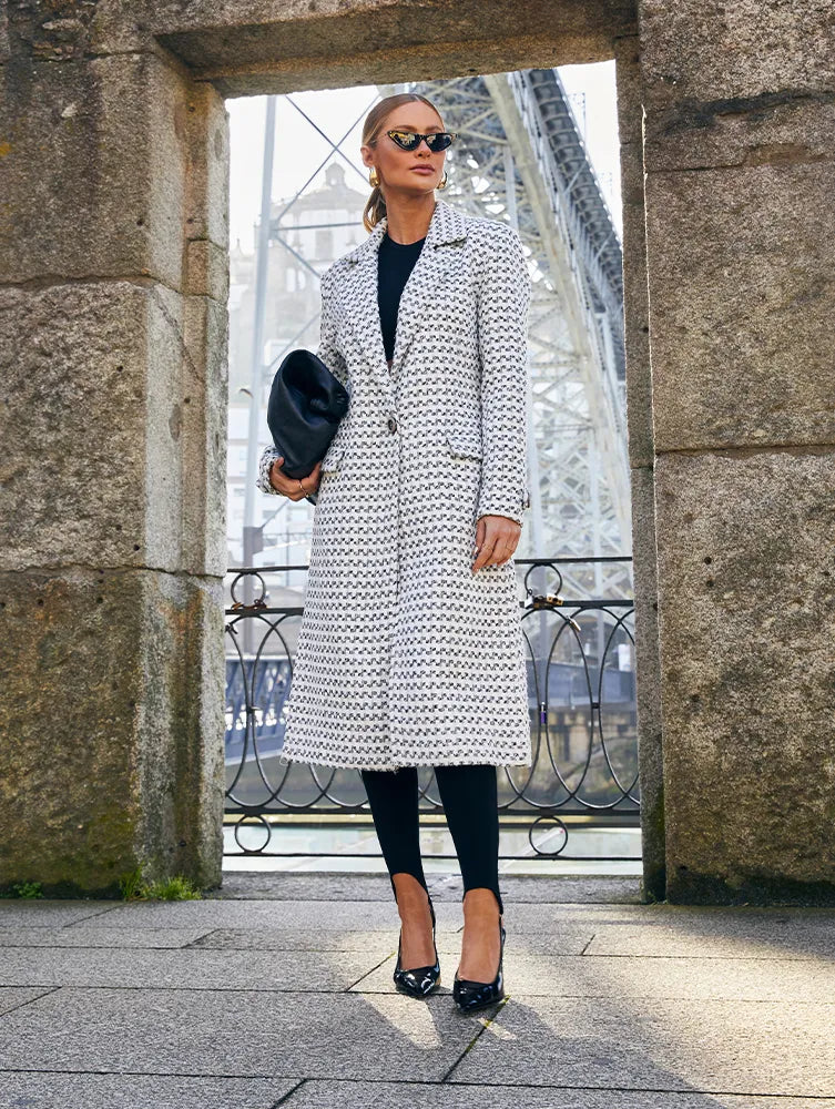 Skunk Trench Coat