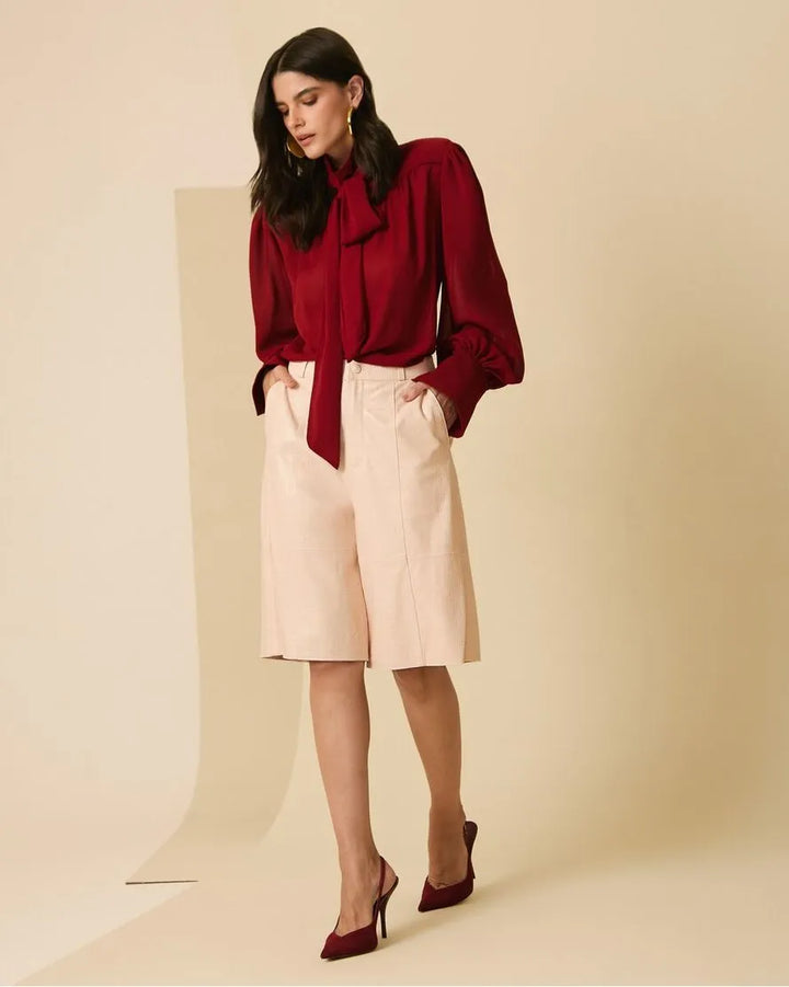 Chiffon Bow Blouse