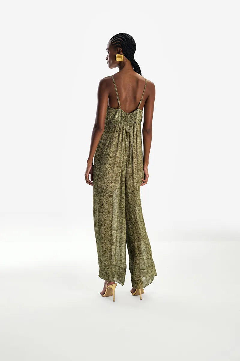 Animal Print Jumpsuit
