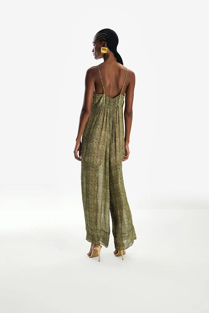 Animal Print Jumpsuit