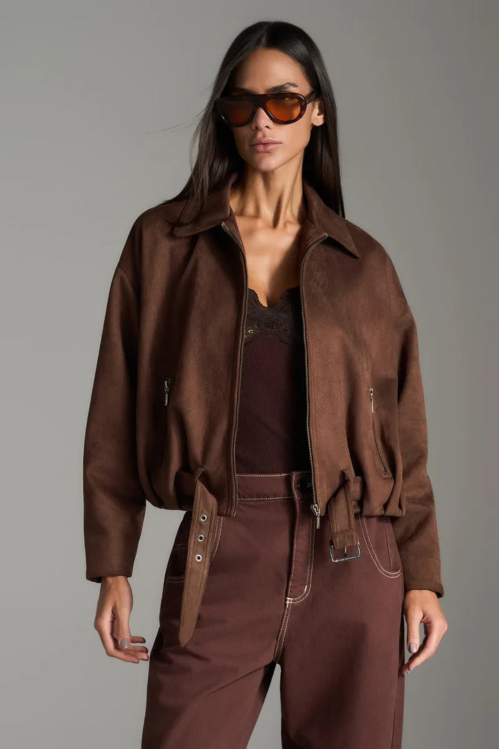 Jaqueta Suede Style