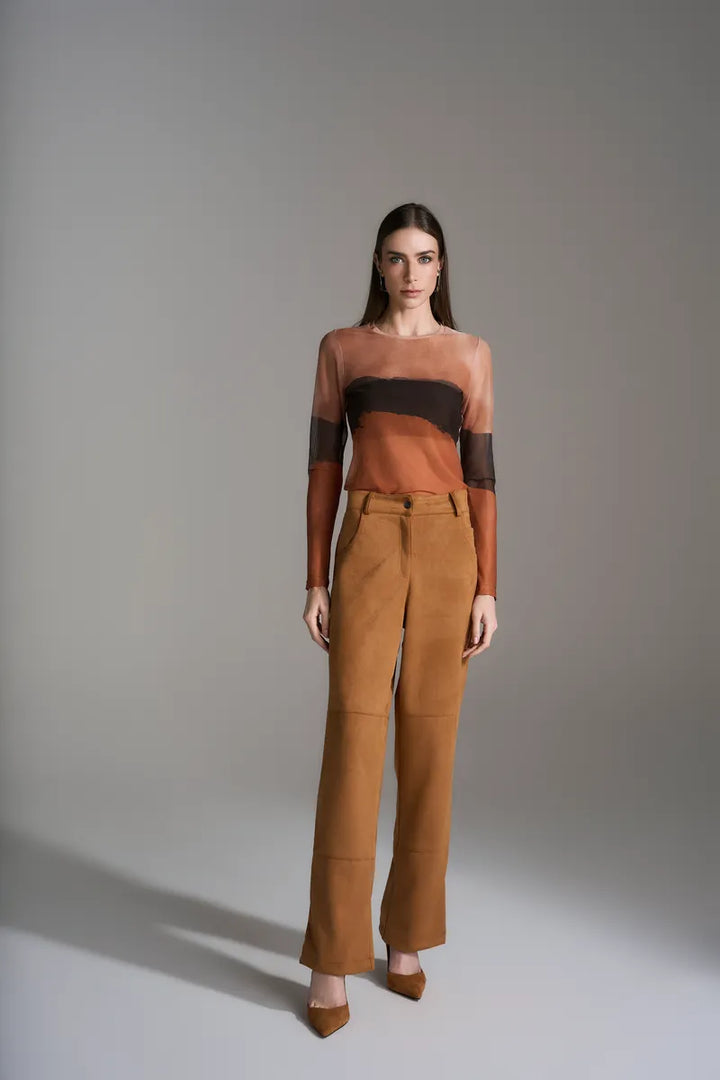 Gradient Tulle Blouse